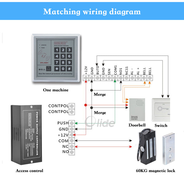 magnetic lock wiring diagram