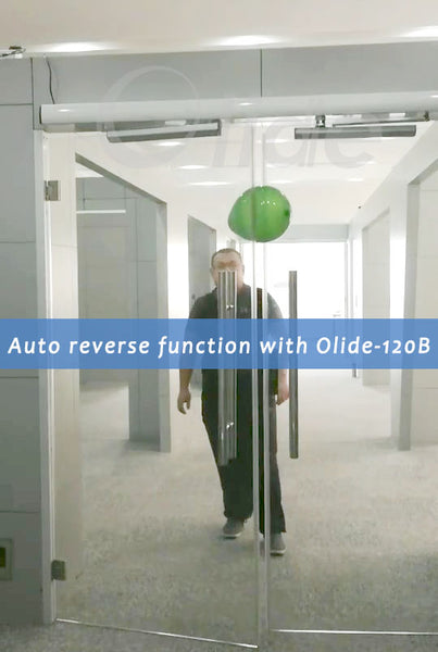 olide-120B electric swing door opener rebound to open function