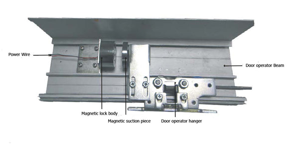 150lbs magnetic lock for sliding door installation