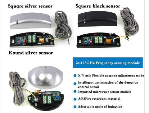 microwave sensor for automatic door systems