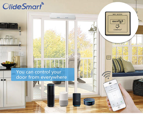 Alexa voice control automatic sliding door opener