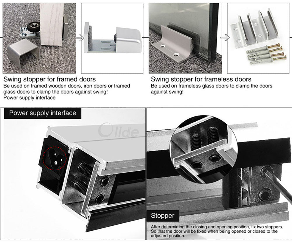 olidesmart automatic magnetic sliding door opener