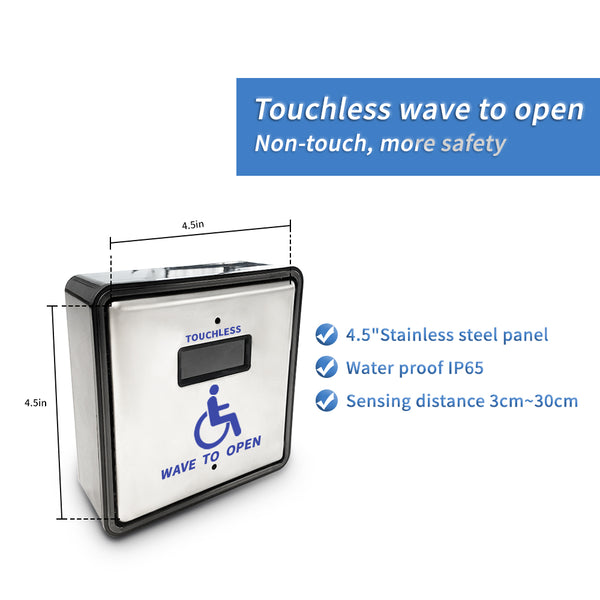 WiFi Smart Touchless Handicap Wave to Open Switch