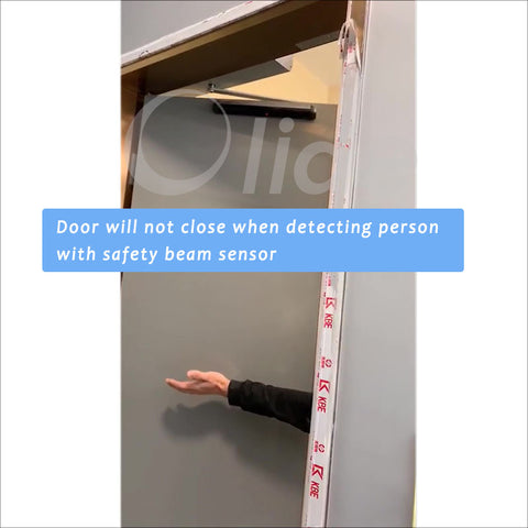 olidesmart swing door electric closer working with motion top scan sensor