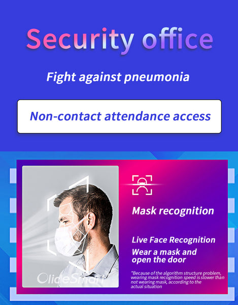 Olidesmart Dynamic Face Recognition Access Control System