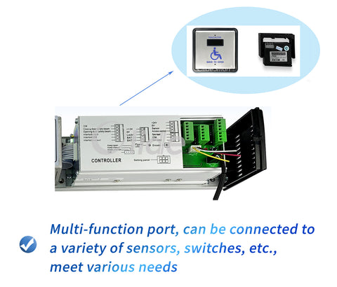 olide-120B automatic swing door opener controller features