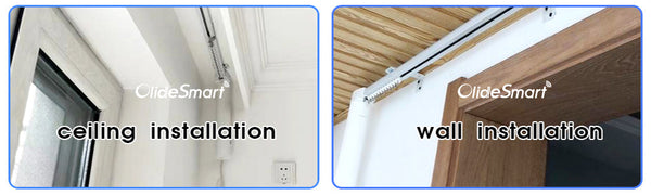 two ways for smart curtain installation