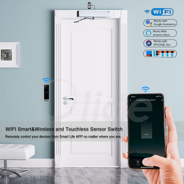 wifi smart automatic swing door opener with sensor switch