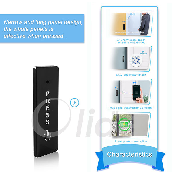 smart wireless push button M202g