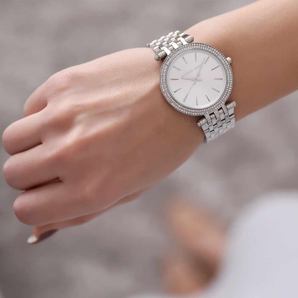 CHỈ 214 VOUCHER 30  Đồng hồ Nữ Michael Kors màu Bạc 39 mm MK3190   Lazadavn