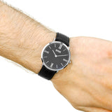 Hugo Boss Jackson Black Dial Leather Strap Men's Watch 1513369 Water resistance: 30 meters Movement: Quartz   