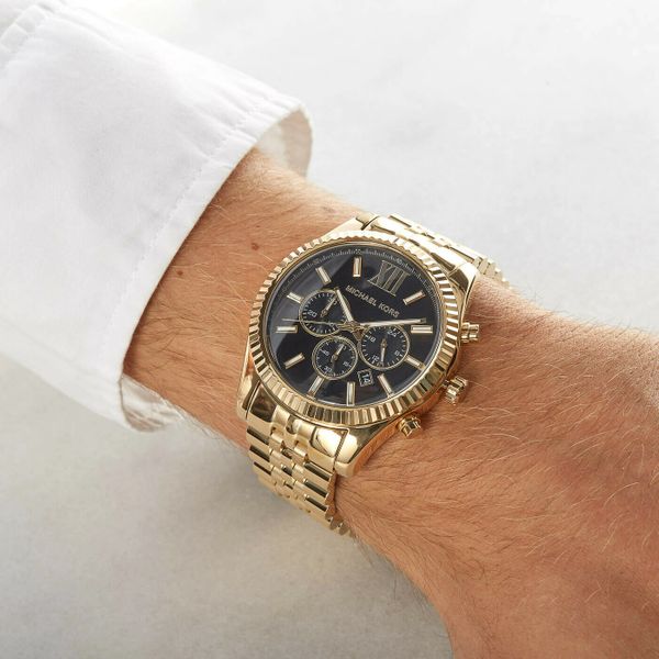 Michael Kors Lexington Chronograph Gold 