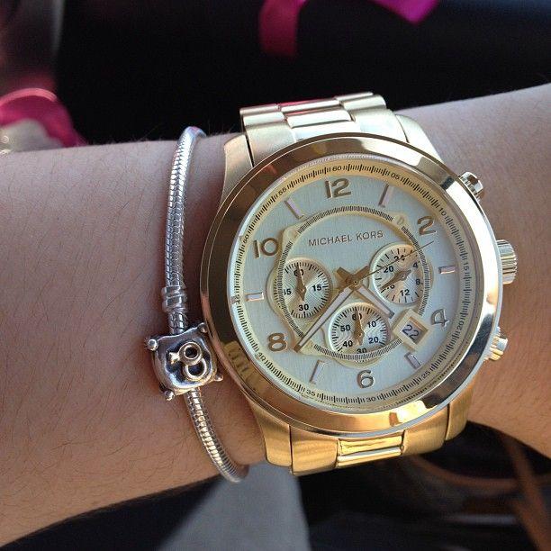 Michael Kors Runway Chronograph Champagne Gold Watch MK8077 – Big Daddy  Watches