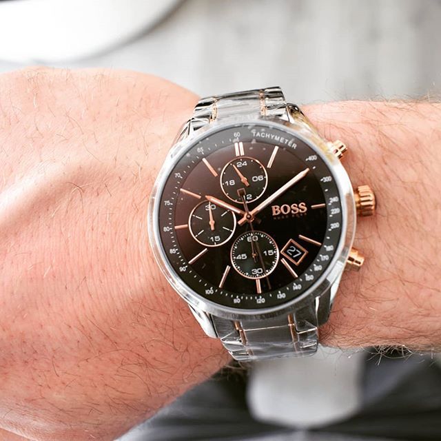 Hugo Boss Jet Chronograph Black Leather 