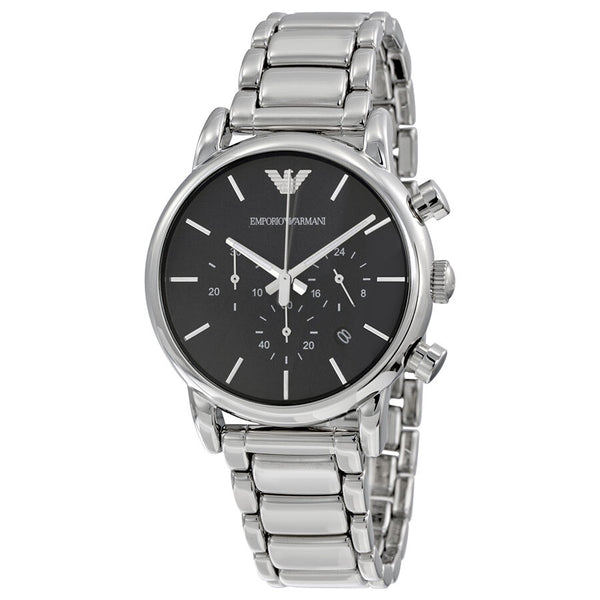 EMPORIO ARMANI Chronograph Black Dial Men's Watch AR1853 – Big Daddy Watches