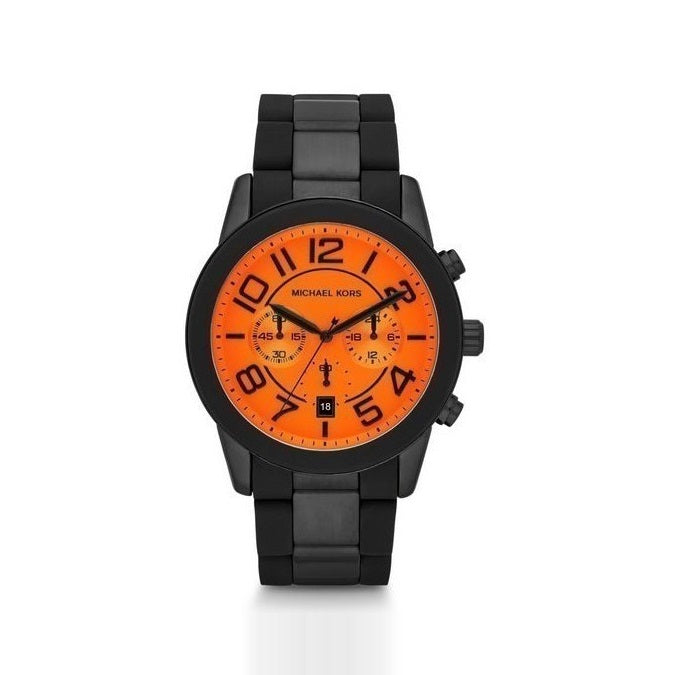 orange michael kors watch