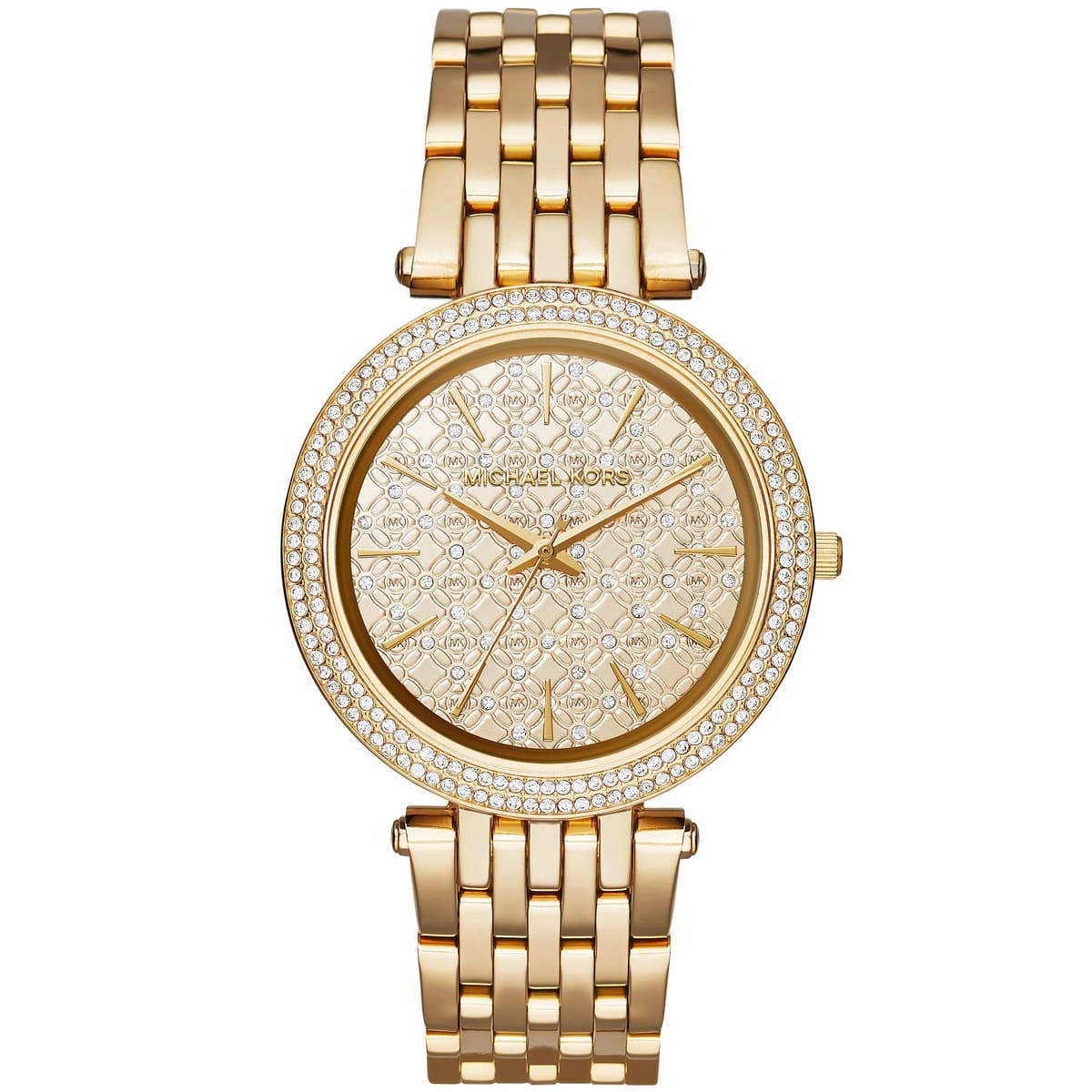 Michael Kors Gold Crystal Dial Gold Ladies Watch MK3398 – Big Daddy Watches