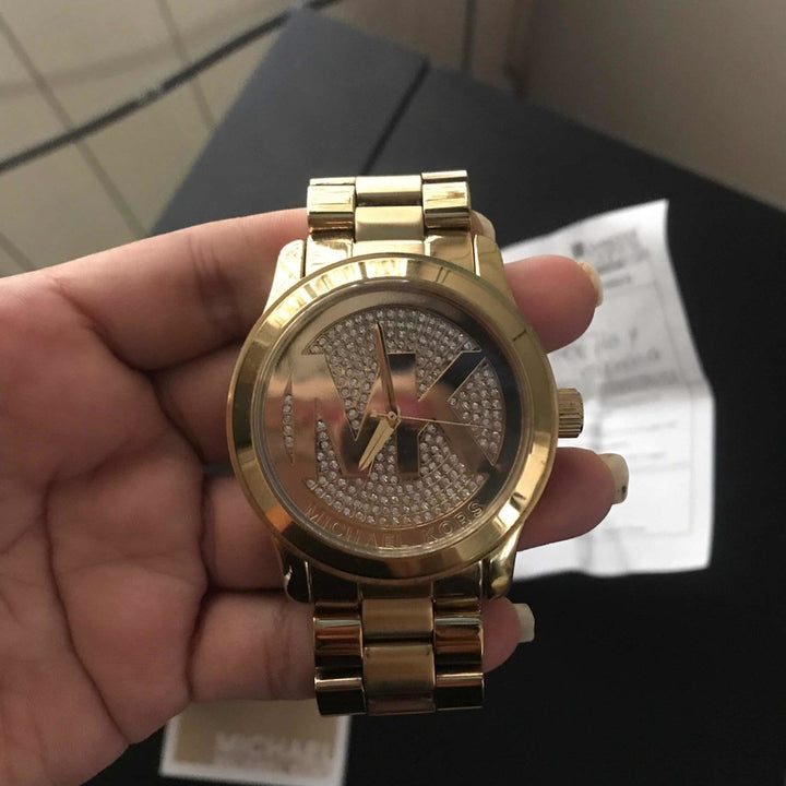 michael kors bling watch