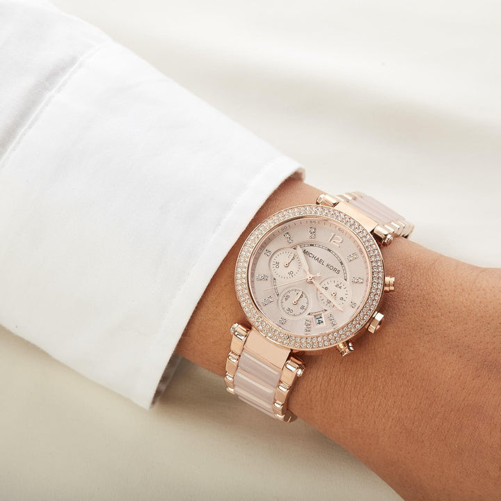 Michael Kors Parker Chronograph Blush 