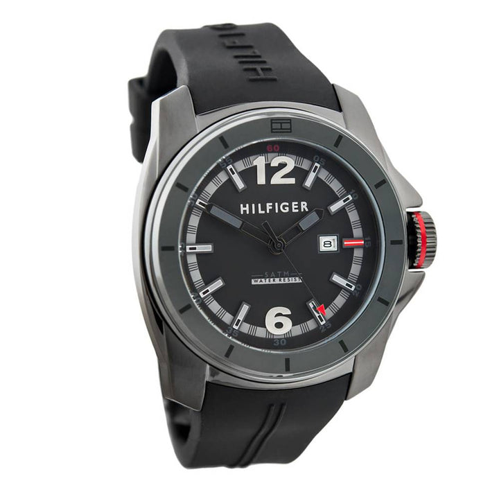 Tommy Hilfiger Black and Grey Dial 