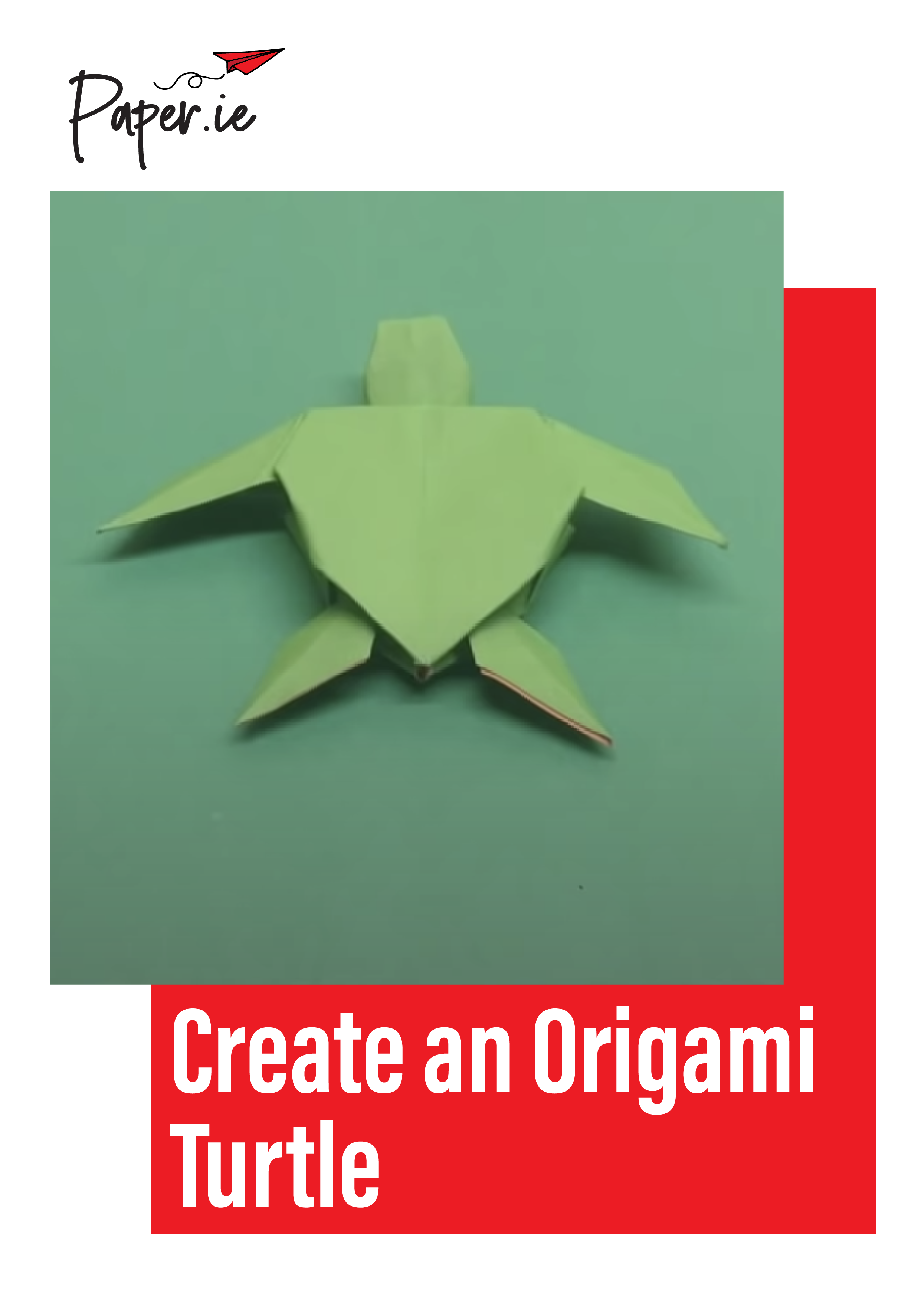 Origami How To Make A Paper Turtle Paper Ie