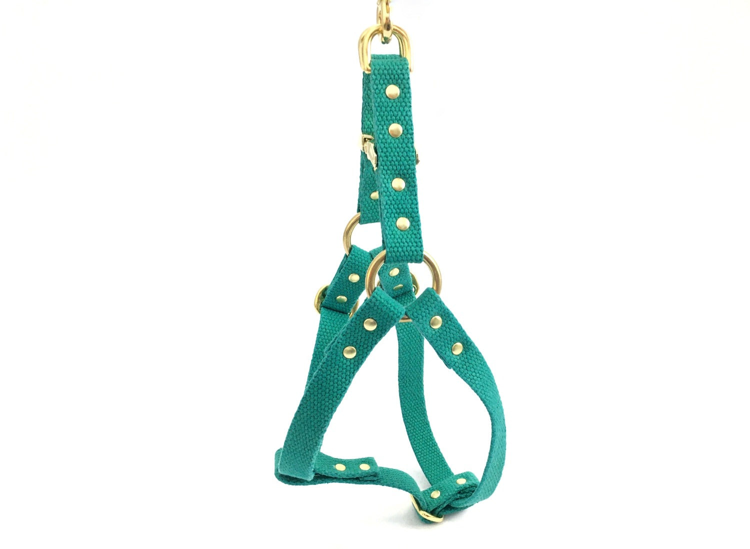 emerald green dog harness