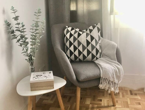 relaxation corner in living room