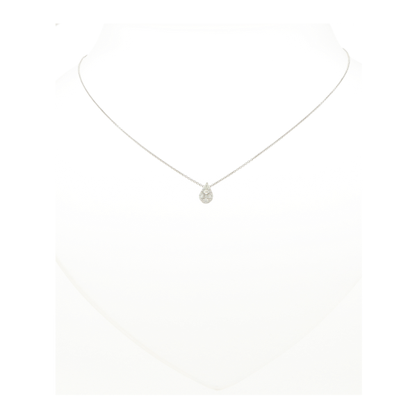 18 ct white gold necklace - nicholas diamonds