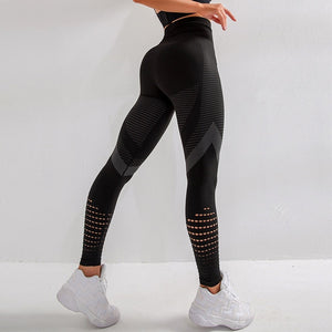 Hollow Out Breathable Yoga Pants