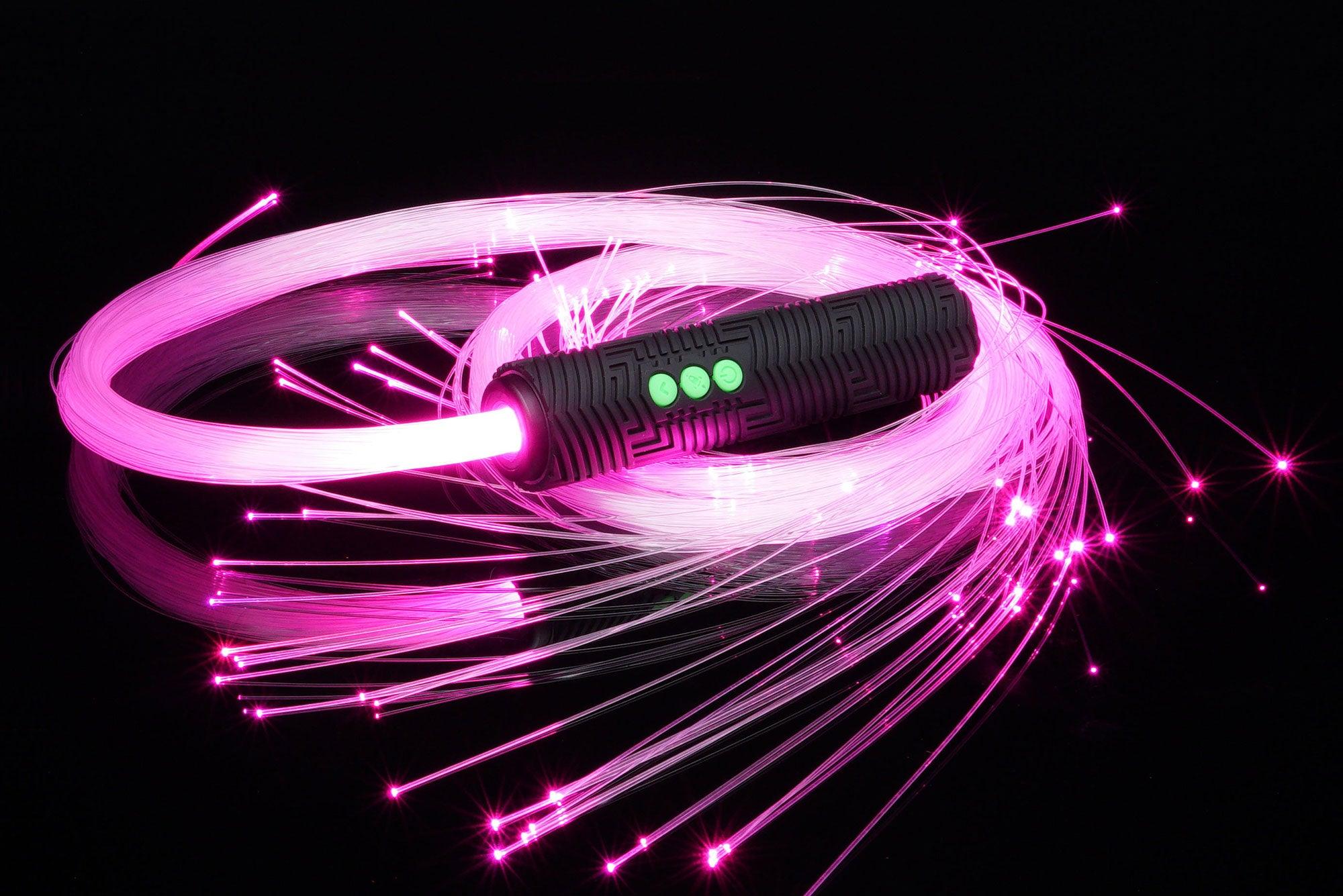 LED Fiber Optic Peitsche 360 Grad Pixel Licht-up Peitsche Licht