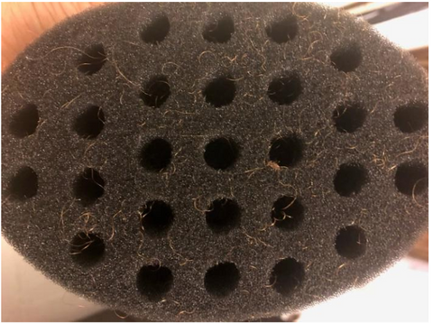 Make Hair Curl Black Men Hair Sponge Brush Foam Hair Comb - China Oval  Shape Hair Twist Sponge and Hair Curl Comb Sponge price