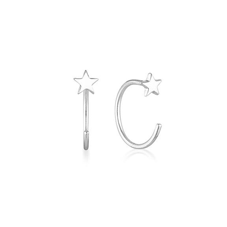 Ace Earrings Silver