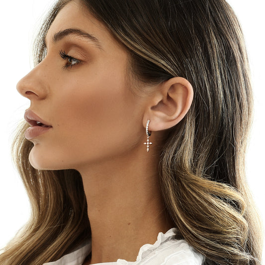 Alexia Earrings Rose Gold