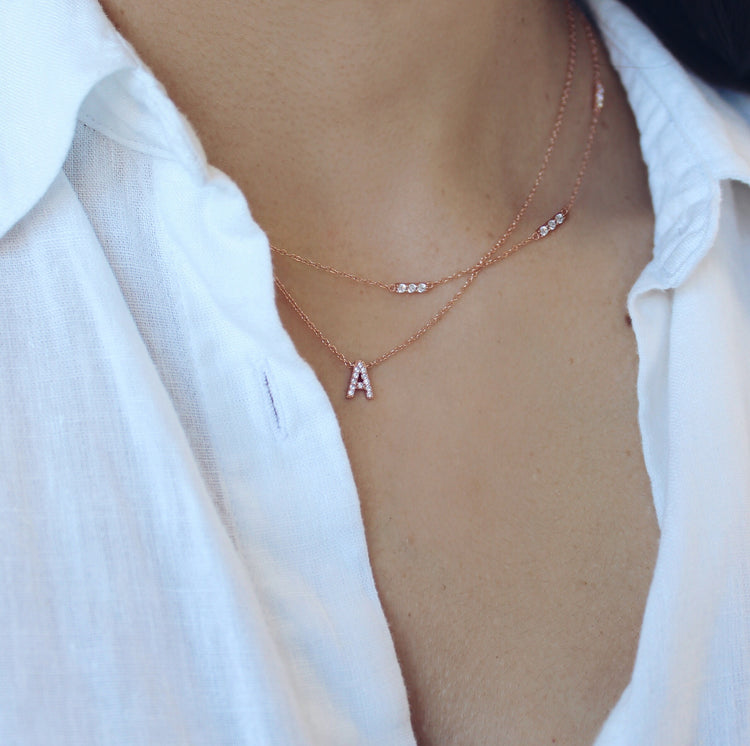 Anthi Necklace Rose Gold