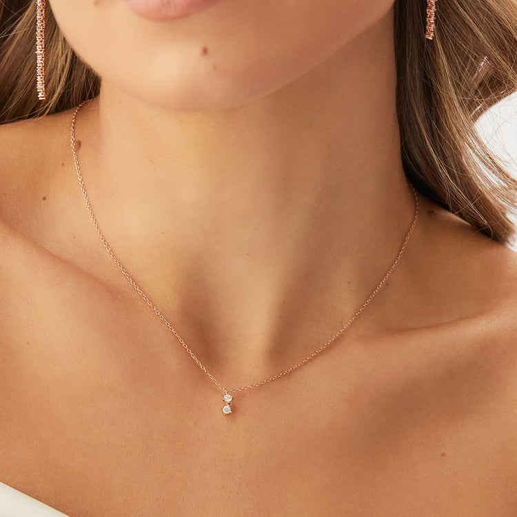 Cerene Necklace Rose Gold