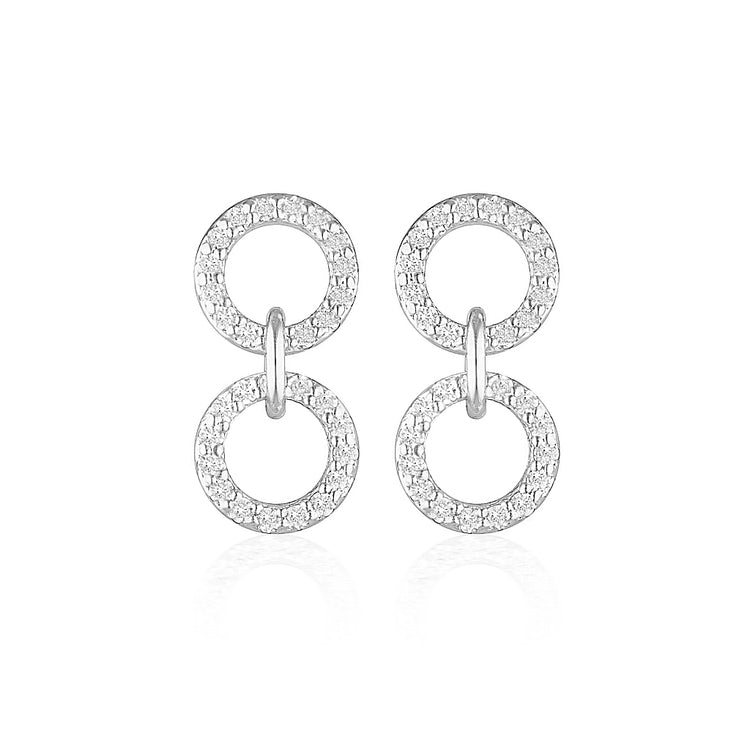 Harper Drop Earrings Silver