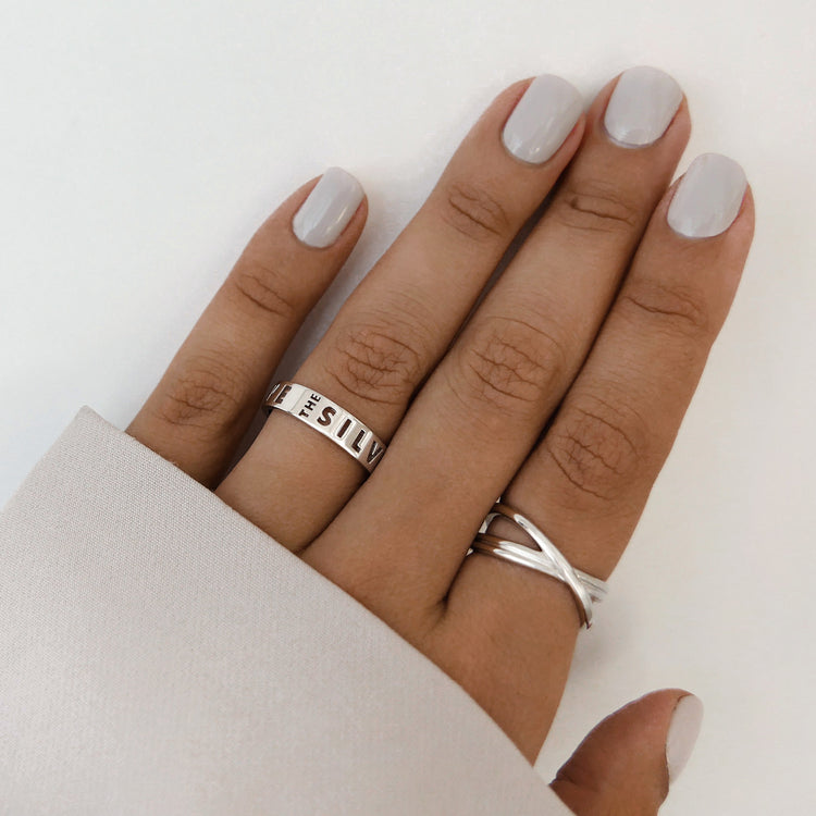 Signature Ring Silver