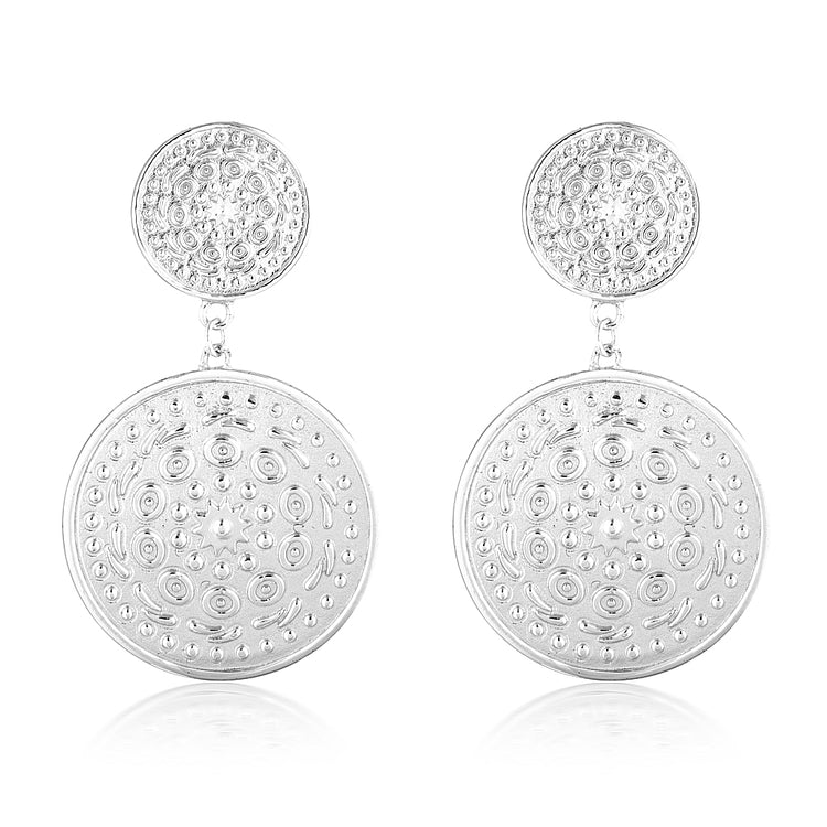 Nia Pella Earrings Silver