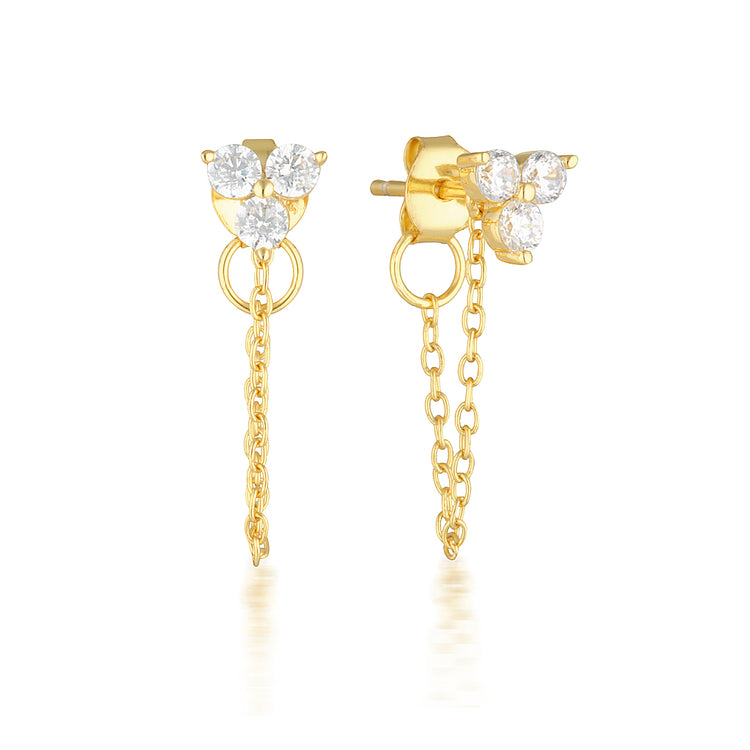 Fleur Earrings Gold