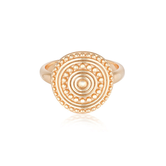 Florence Coin Ring Rose Gold
