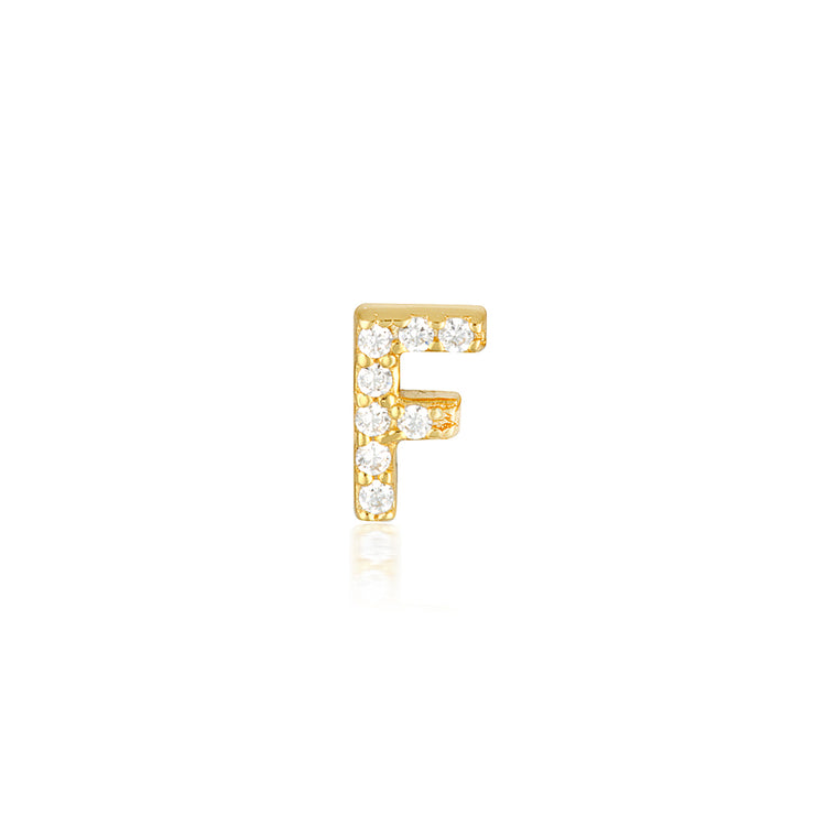 A-Z Earrings Gold