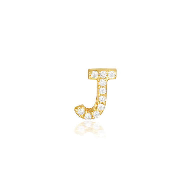 A-Z Earrings Gold