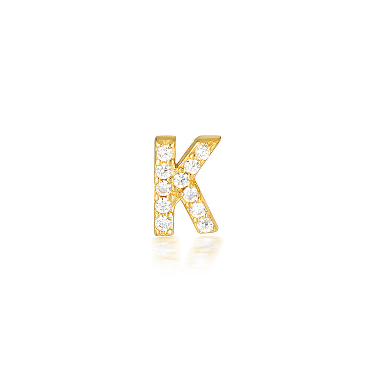 A-Z Earrings Gold