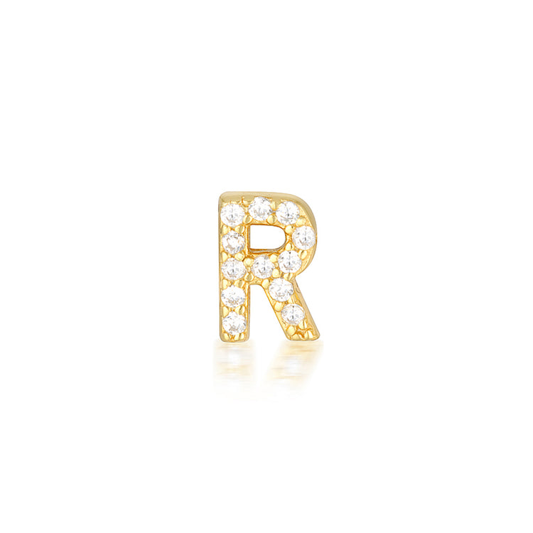 A-Z Earrings Gold