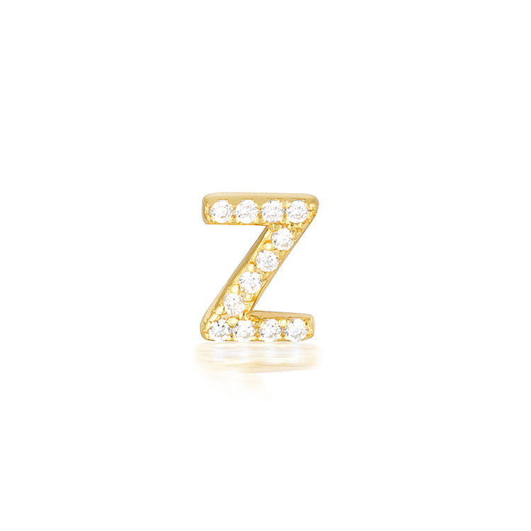 A-Z Earrings Gold