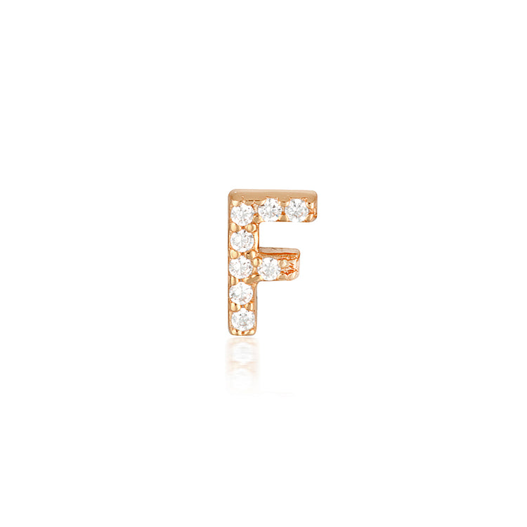 A-Z Earrings Rose Gold