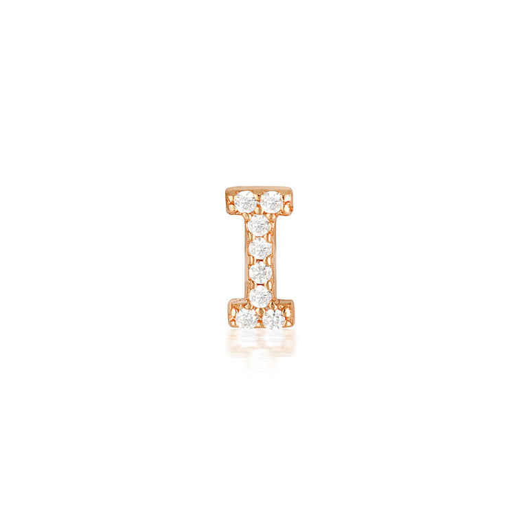 A-Z Earrings Rose Gold