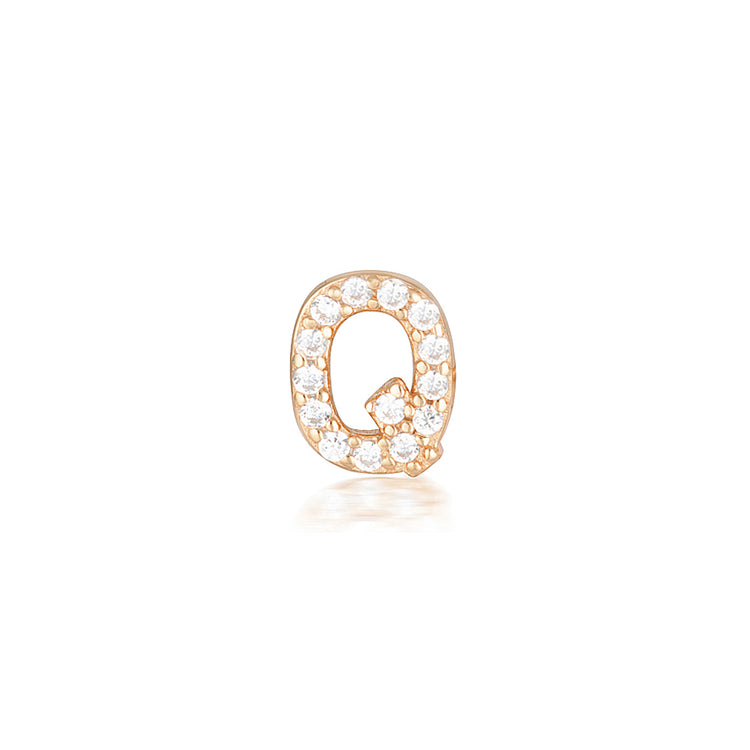 A-Z Earrings Rose Gold