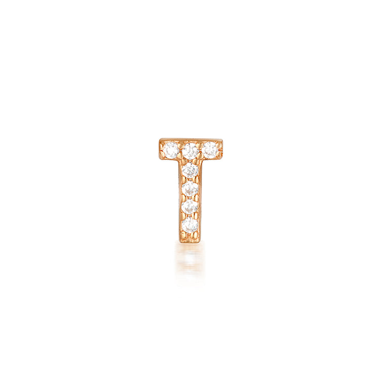 A-Z Earrings Rose Gold