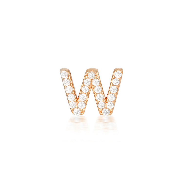 A-Z Earrings Rose Gold